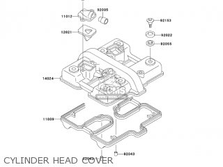 CYLINDER HEAD COVER - EX500D7F NINJA 500R 2007 USA CALIFORNIA CANADA