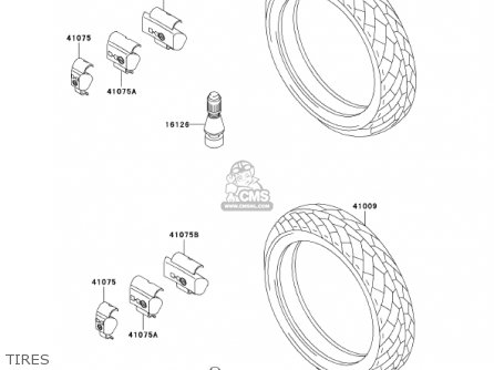 TIRES - EX500D8 NINJA 500R 2001 USA CALIFORNIA CANADA