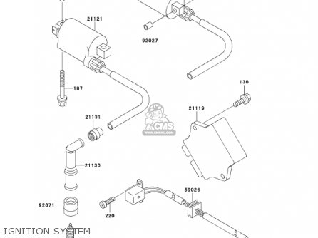 IGNITION SYSTEM - EX500D8 NINJA 500R 2001 USA CALIFORNIA CANADA