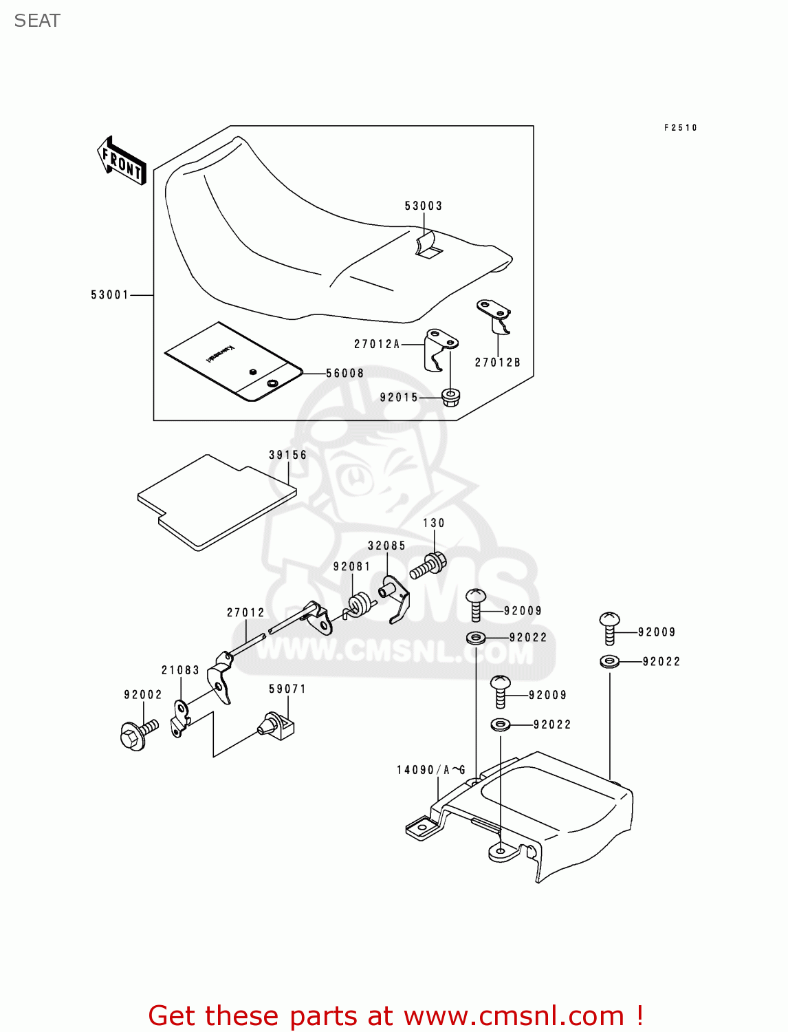 SEAT EX500E2 GPZ500S 1995 EUROPE FR NL FG GR IT NR SP