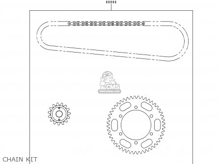 CHAIN KIT - EX500E4 GPZ500S 1997 NETHERLANDS FG IT