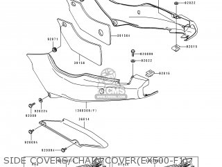 SIDE COVERS/CHAIN COVER(EX500-F1) - EX500F1 GPZ500S 1994 AUSTRIA