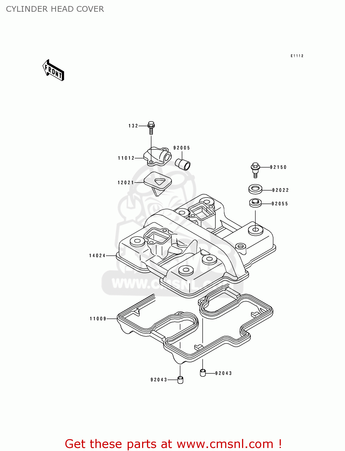 CYLINDER HEAD COVER EX500F2 GPZ500S 1995 AUSTRIA