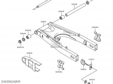 SWINGARM - EX500F2 GPZ500S 1995 AUSTRIA