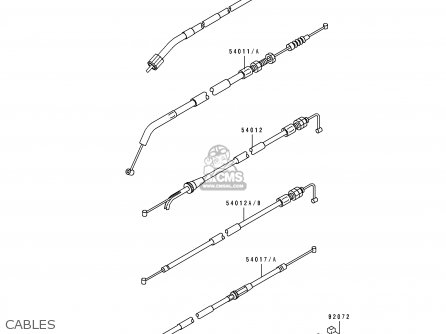CABLES - EX500F2 GPZ500S 1995 AUSTRIA