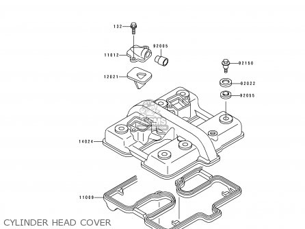 CYLINDER HEAD COVER - EX500F3 GPZ500S 1996 AUSTRIA