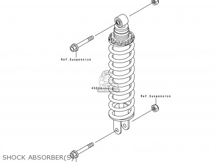 SHOCK ABSORBER(S) - EX500F3 GPZ500S 1996 AUSTRIA
