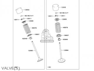 VALVE(S) - EX650A6F NINJA 650R 2006 USA CALIFORNIA CANADA