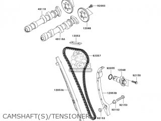 CAMSHAFT(S)/TENSIONER - EX650A6F NINJA 650R 2006 USA CALIFORNIA CANADA