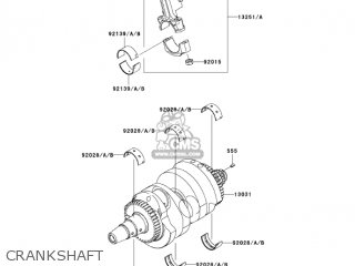 CRANKSHAFT - EX650A6F NINJA 650R 2006 USA CALIFORNIA CANADA