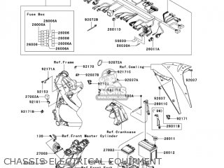 CHASSIS ELECTRICAL EQUIPMENT - EX650A6F NINJA 650R 2006 USA CALIFORNIA CANADA