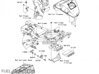 FUEL INJECTION - EX650A6F NINJA 650R 2006 USA CALIFORNIA CANADA