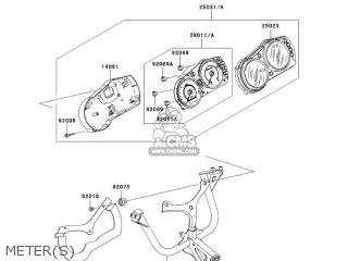 METER(S) - EX650A6F NINJA 650R 2006 USA CALIFORNIA CANADA