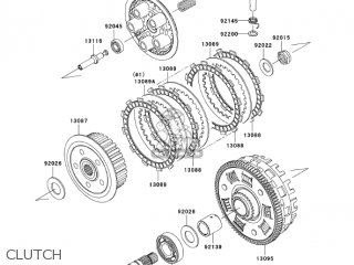 CLUTCH - EX650A7F NINJA 650R 750 USA CALIFORNIA CANADA