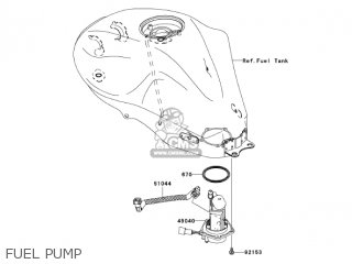 FUEL PUMP - EX650A7F NINJA 650R 750 USA CALIFORNIA CANADA