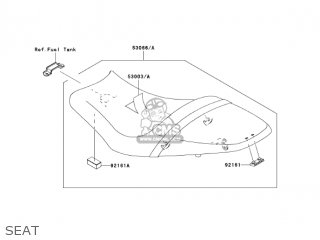 SEAT - EX650A7F NINJA 650R 750 USA CALIFORNIA CANADA