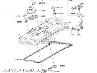 CYLINDER HEAD COVER - EX650A7F NINJA 650R 750 USA CALIFORNIA CANADA