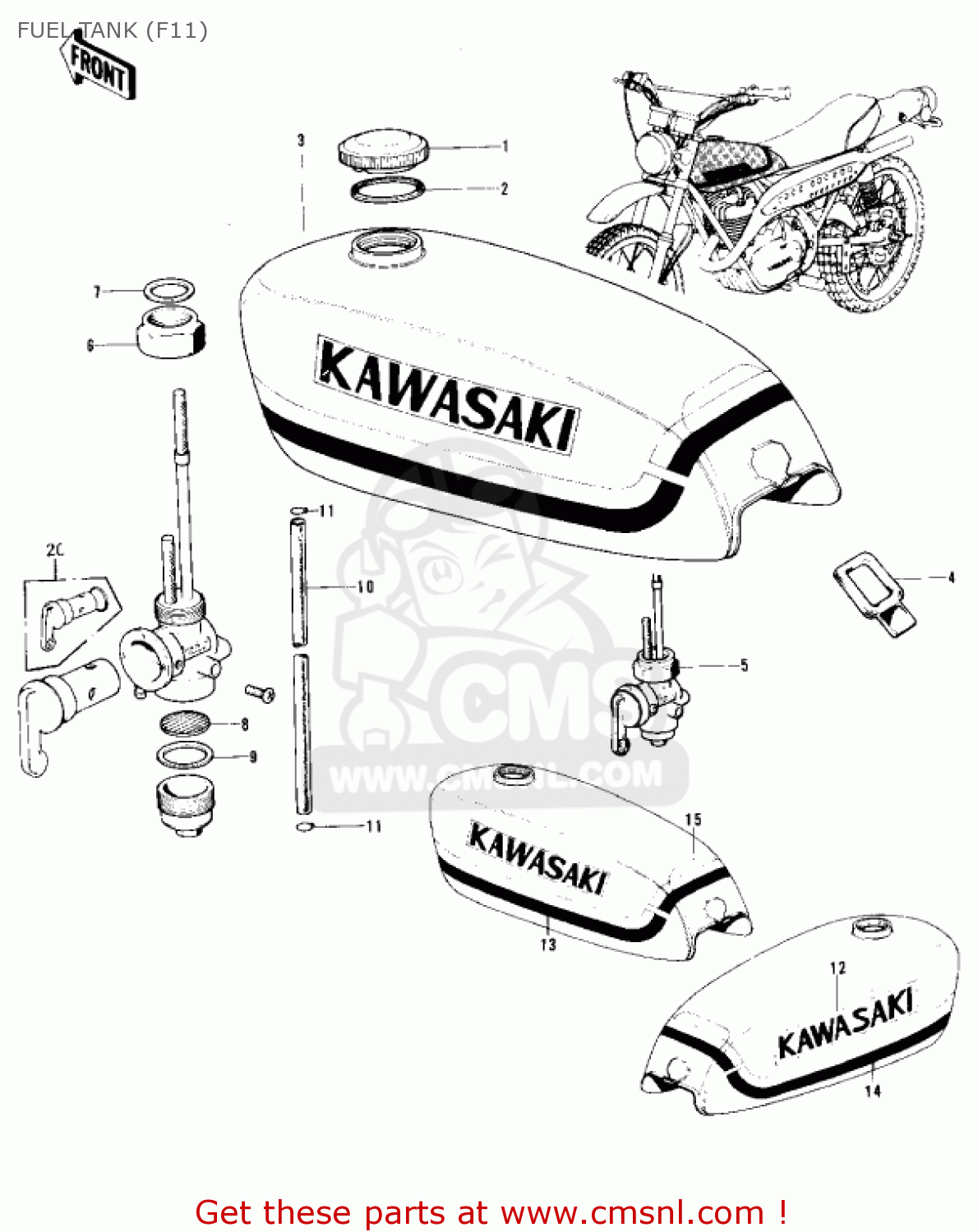 FUEL TANK (F11) F11 1973 USA