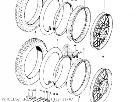 WHEELS/TIRES ('73-'75 F11/F11-A/ - F11 1973 USA