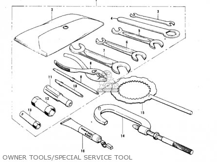 OWNER TOOLS/SPECIAL SERVICE TOOL - F11 1973 USA