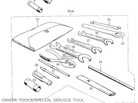 ONWER TOOLS/SPECIAL SERVICE TOOL - F11 1973 USA