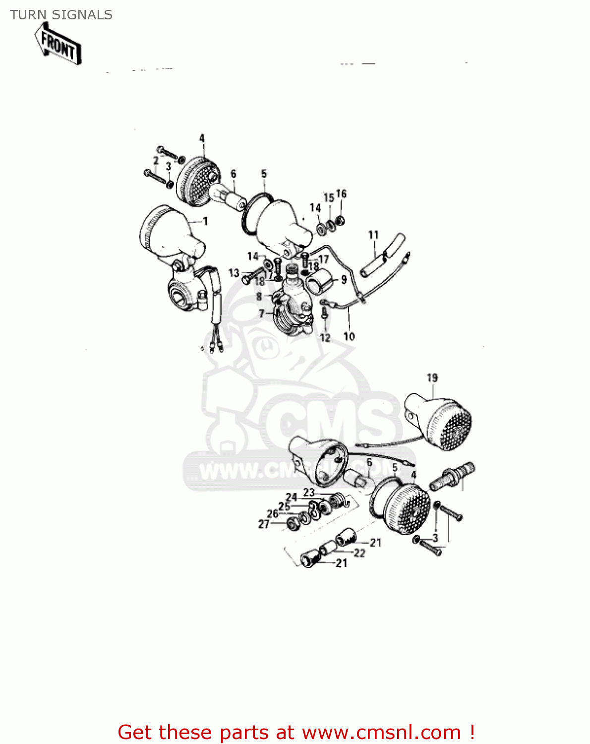 TURN SIGNALS F11A 1974 USA