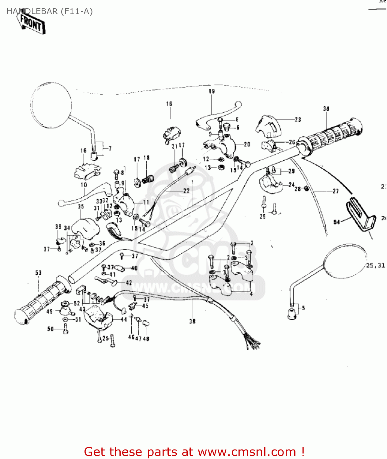 HANDLEBAR (F11-A) F11A 1974 USA