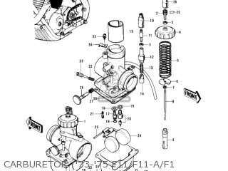 CARBURETOR ('73-'75 F11/F11-A/F1 - F11A 1974 USA