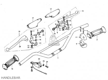 HANDLEBAR - F11A 1974 USA