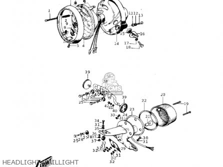 HEADLIGHT/TAILLIGHT - F11A 1974 USA