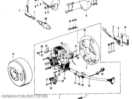 GENERATOR/RECTIFIER - F11A 1974 USA