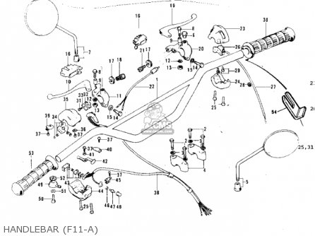 HANDLEBAR (F11-A) - F11A 1974 USA