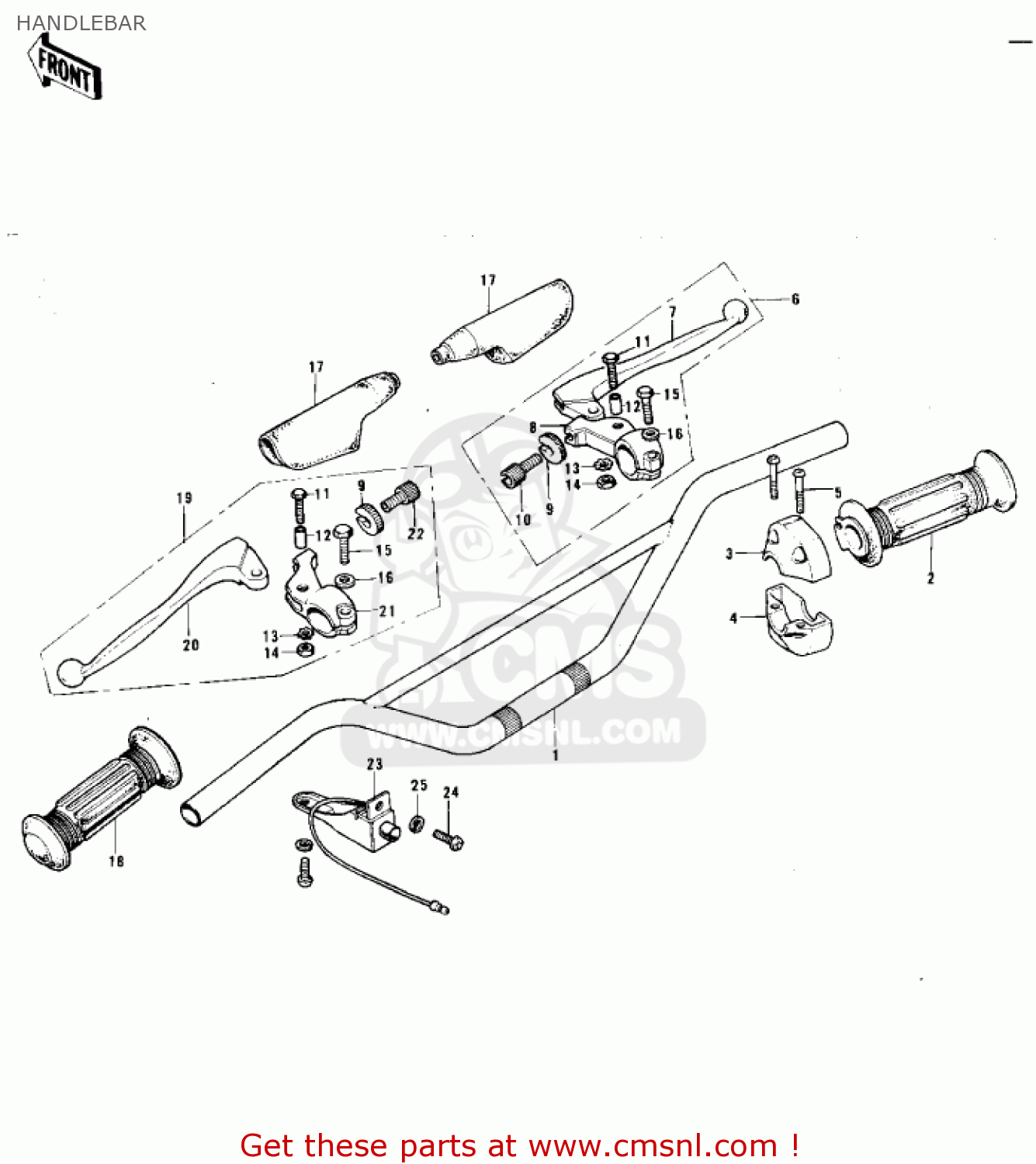HANDLEBAR F11B 1975 USA