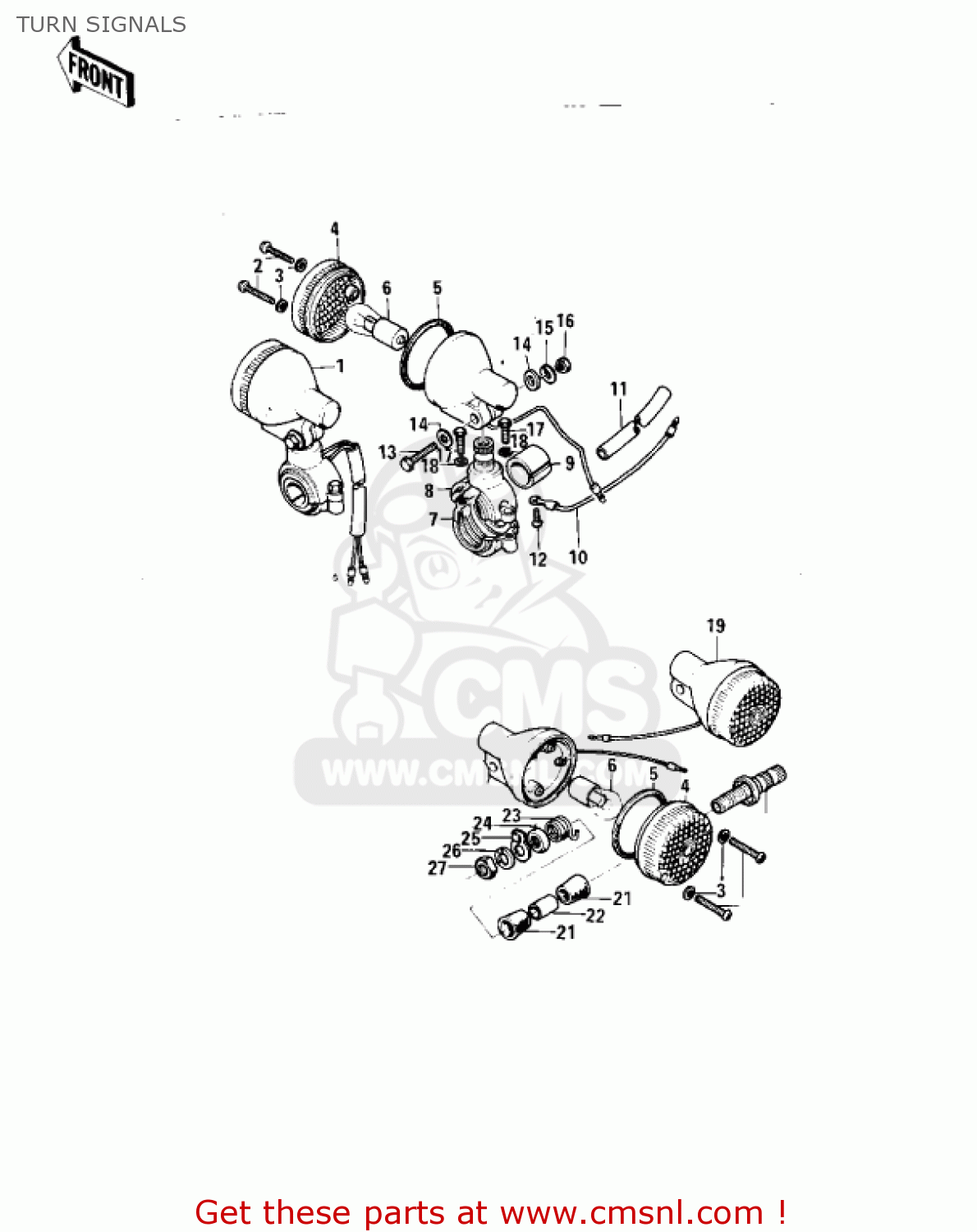TURN SIGNALS F11B 1975 USA