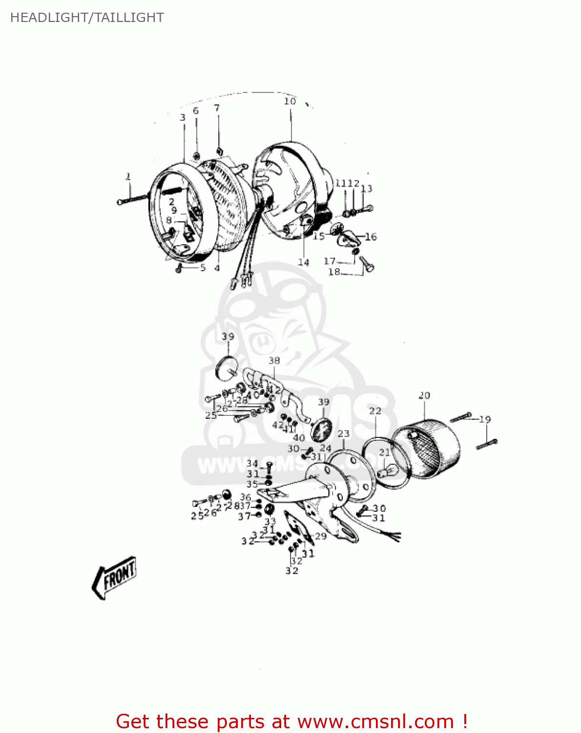 HEADLIGHT/TAILLIGHT F11M 1973 USA