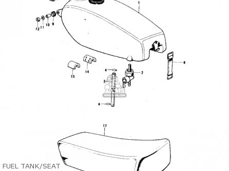 FUEL TANK/SEAT - F11M 1973 USA