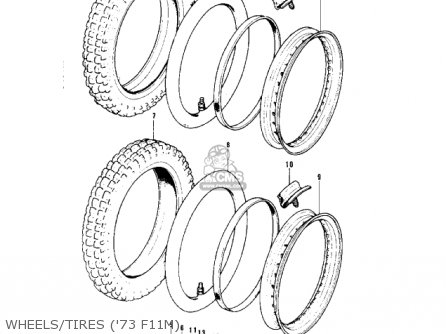 WHEELS/TIRES ('73 F11M) - F11M 1973 USA