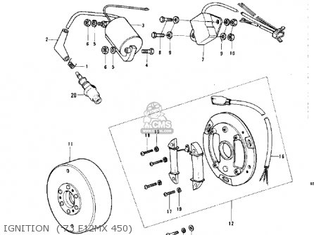 IGNITION  ('73 F12MX 450) - F12MX 1973