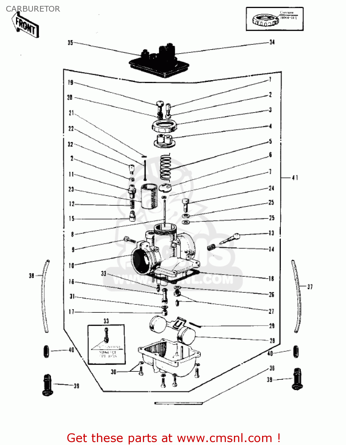 Kawasaki F3 BUSHWACKER 1968 AR USA parts lists and schematics