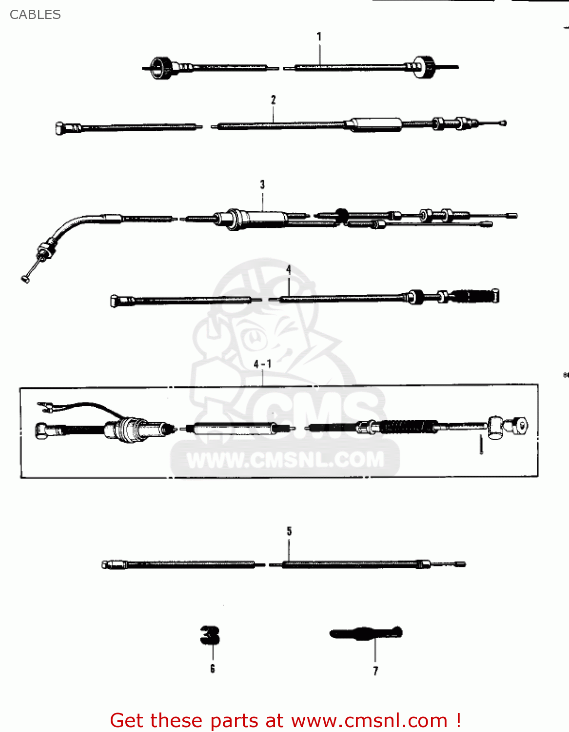 CABLES F3 BUSHWACKER 1968 AR USA