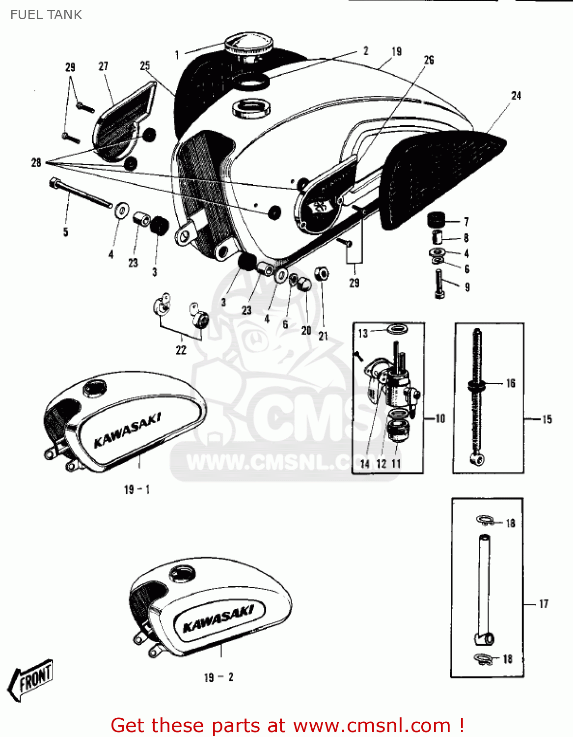FUEL TANK F3 BUSHWACKER 1968 AR USA
