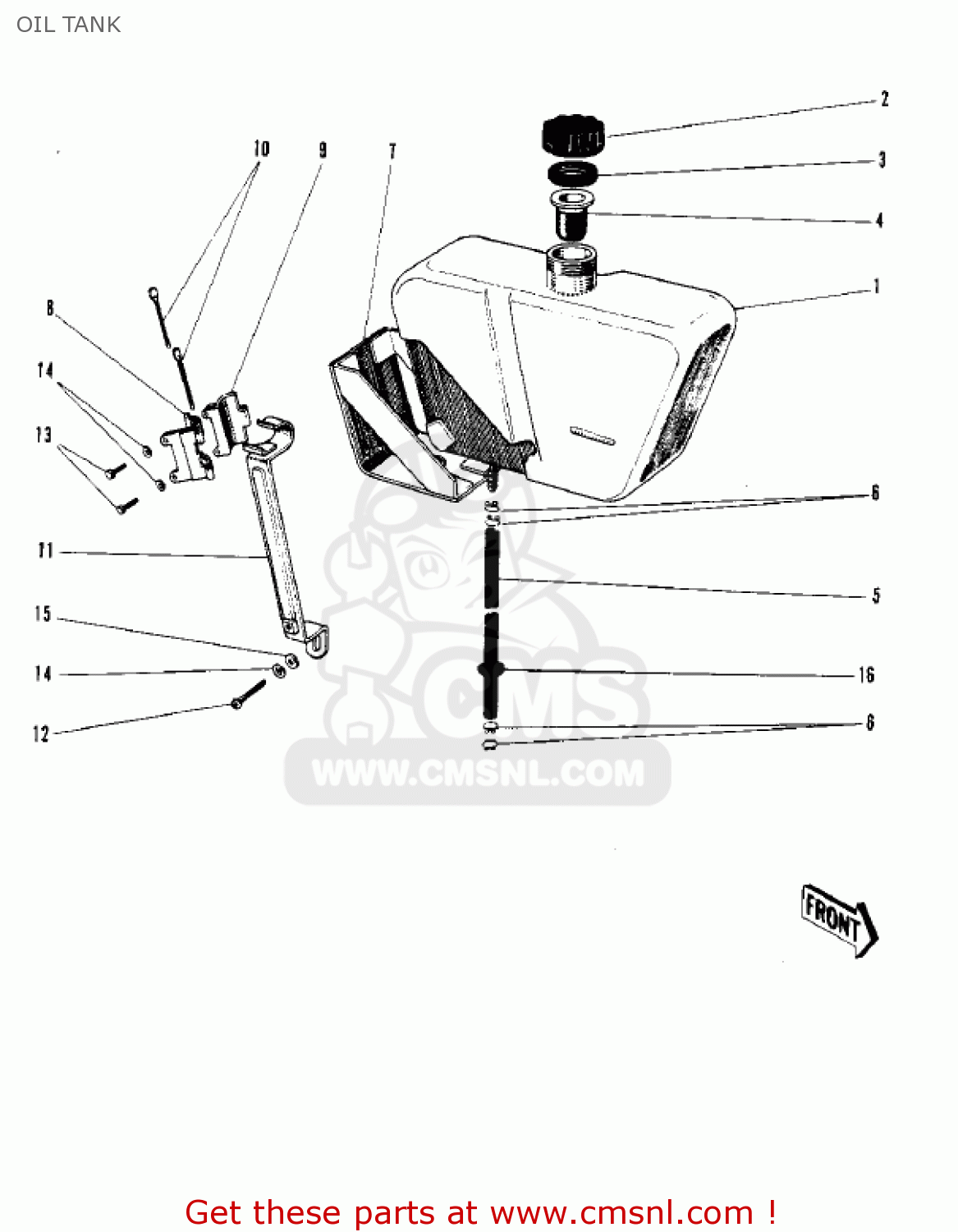OIL TANK F3 BUSHWACKER 1968 AR USA