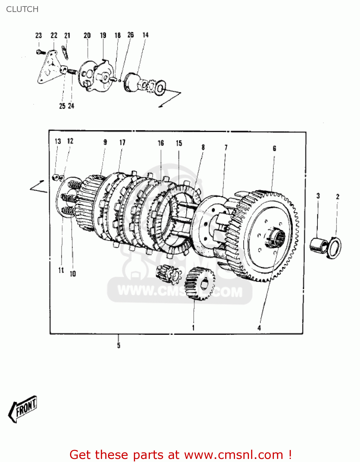 CLUTCH F3 BUSHWACKER 1968 AR USA