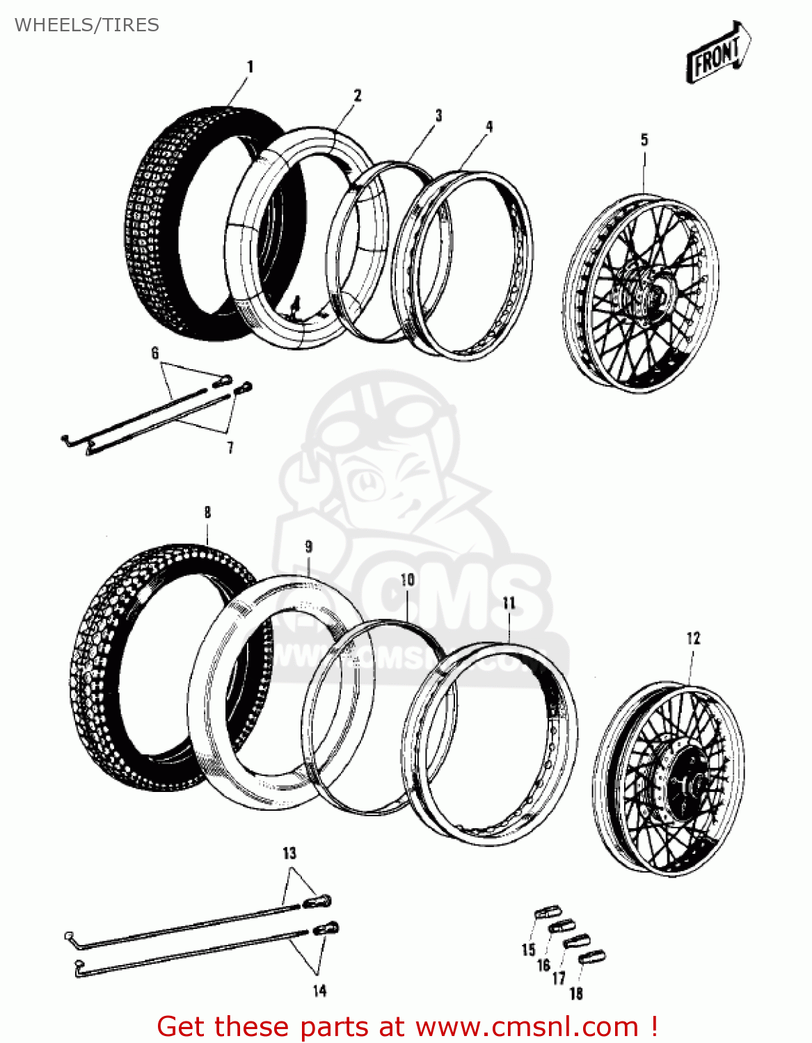 WHEELS/TIRES F3 BUSHWACKER 1968 AR USA