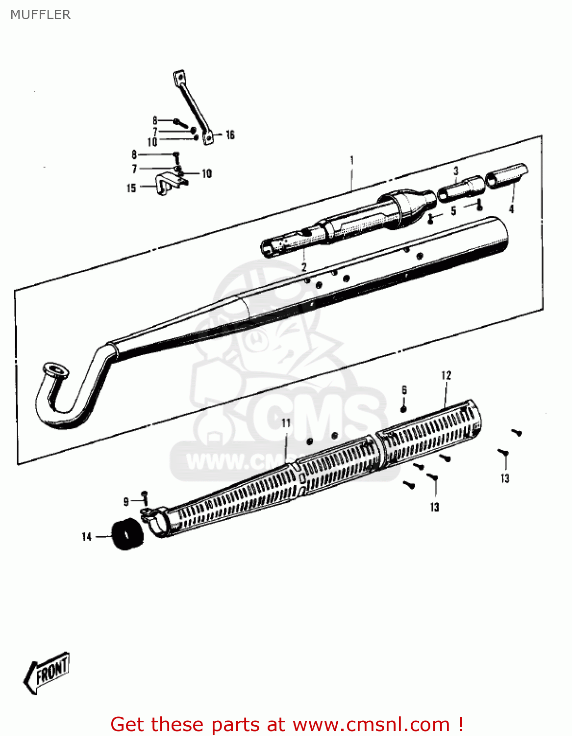 MUFFLER F3 BUSHWACKER 1968 AR USA