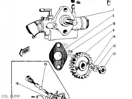 OIL PUMP - F3 BUSHWACKER 1968 AR USA
