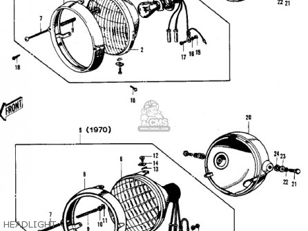 HEADLIGHT - F3 BUSHWACKER 1968 AR USA