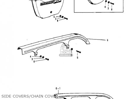 SIDE COVERS/CHAIN COVER - F3 BUSHWACKER 1968 AR USA