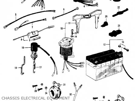 CHASSIS ELECTRICAL EQUIPMENT - F3 BUSHWACKER 1968 AR USA