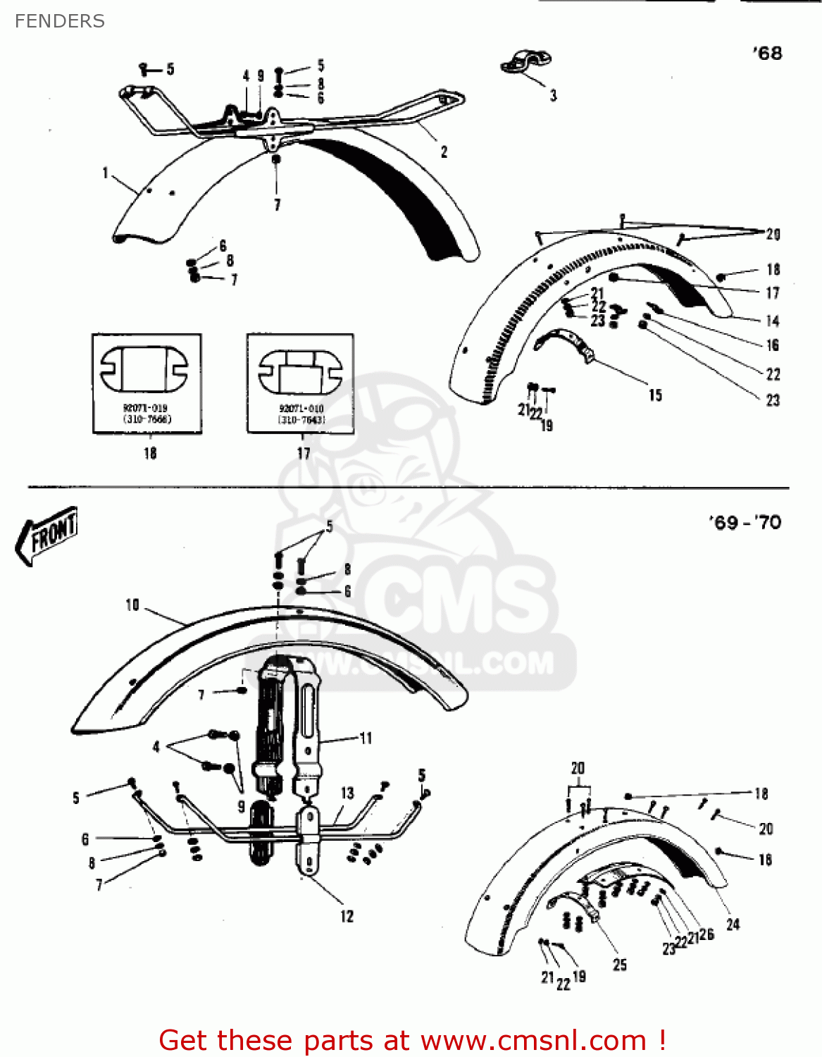 FENDERS F3 BUSHWACKER 1970 AR USA